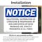 Signmission Solicitation Distribution Of Literature, 7 in W x Rectangle, Vinyl Decal OS-2PACK-NS-D-57-L-18364 - alternate 5